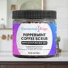 Elemental Edge Peppermint Coffee Scrub  Natural Exfoliating Body & Face Polish with Coffee, Sugar & Sea Salt  Hydrating & Firming Vegan Body Scrub for Smooth, Glowing Skin  4 oz view 3
