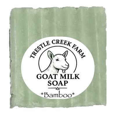 Bamboo *Goat Milk Soap* Trestle Creek Farm- EST 1995 [1 Bar]