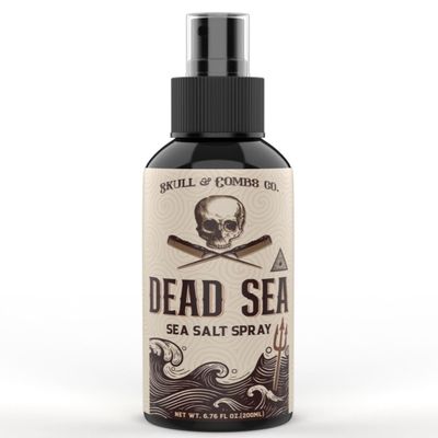 Skull & Combs Co. Dead Sea Sea Salt Spray Texturizing Pump Spray for all Genders, Max Volume, Matte Finish, Natural Beach Waves, Textured Fringe, Fluffy Hair