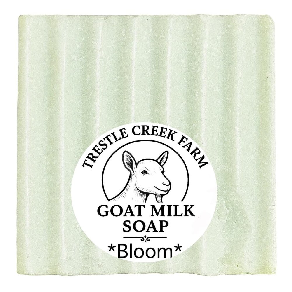 Bamboo *Goat Milk Soap* Trestle Creek Farm- EST 1995 [1 Bar] (*like Bloom perfume)