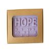 Home Made "Hope" Braille Soap, Lavender & Cedar Essential Oil Bar Soap, with Braille Labeling, for Person Use and Fun and Thoughtful Gifts for the Blind, Visually Impaired, and Sighted view 1