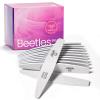 Beetles Pro 120-Pcs Nail File  Professional 100/180 Grit Double Sided Emery Board Nail Files Washable with Pro Blue Gel Polish - Puppy Mood, Pastel Light Blue Color 20ML Gel Polish view 2