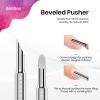 Beetles Pro Cuticle Pusher, Professional Stainless Steel Cuticle Remover Multi-Function Dual Ended with Pro Gel Base Coat 20ml Each, Hema-Free & Self-Leveling Long-Lasting to 28 Days view 4
