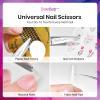 Beetles Professional Curved Cuticle Scissors, Multi-Purpose Premium Stainless Steel Nail Scissors for Nail with Pro Gel Base Coat 20ml Each, Hema-Free & Self-Leveling Long-Lasting to 28 Days view 4