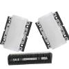 3pcs Replacement Foil Screen for BRAUN 3614 3732 3733 3770 3775 3734 3305 3310 3315 3600 3610 5628 5629 5632 5634 Shaver razor stability view 1