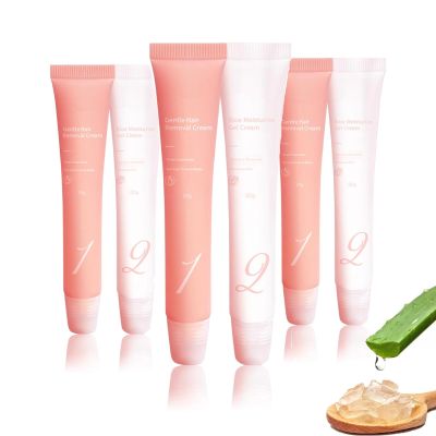 Hair Remover Cream for Face, Advanced Facial hair Removal for Women, Hair Removal Cream for Sensitive Skin, Gentle Formula, Safe for Sensit,Gentle Formula for All Skin Types (3)