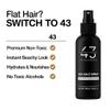 43 BY NICK MAYER Sea Salt Spray, Texturizing and Volumizing Hair Styling Mist, 6.08 fl oz, Enhances Natural Curls and Waves Infused with Kaolin Clay, Castor oil, Betaine. view 4