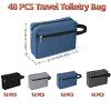 48 Pcs Travel Toiletry Bag for Men Women Bulk Large Water Resistant Shaving Bag Hanging Cosmetic Bag Makeup Travel Pouch Foldable Toiletry Organizer (Mixed Color) view 2