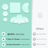 YIWMWIY Hydrocolloid Acne Patches for Face & Nose, 49-Count Contoured Pimple Patches with Moon, Nose & XL Square Shapes view 4