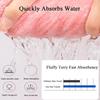 2026 New Super Absorbent Hair Towel Wrap for Wet Hair, Microfiber Quick-Drying Hair Turban with Soft Bow Tie, Frizz-Free Coral Fleece Thickened Hair Drying Caps for Women (D) view 4