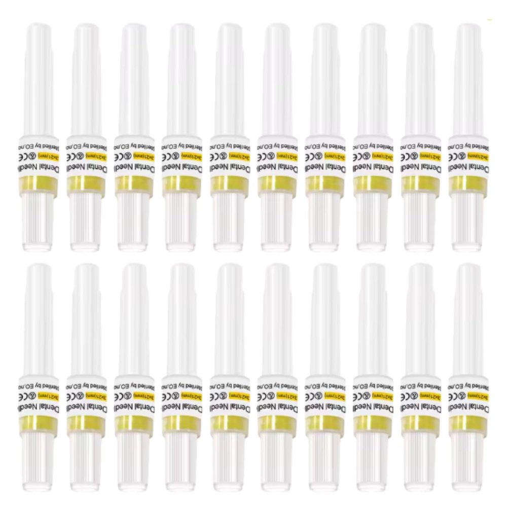 30Gx21mm Thin Dental Parts, Disposable Pimple Needles Acne Parts Accessory, Stainless Steel Tips for Blackhead Blemish Remover Tools,Pimple Popper Tools Parts, Pack of 20