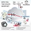 INTO YOU x M.Lan Panda The Color Mixer Set Limited Edition - 7 pieces Makeup Box Sets, Matte Lipstick + Canned Lip Mud + Blush & Highlight Duo + Cushion Foundation + Gift Bundle, M02 Set view 3