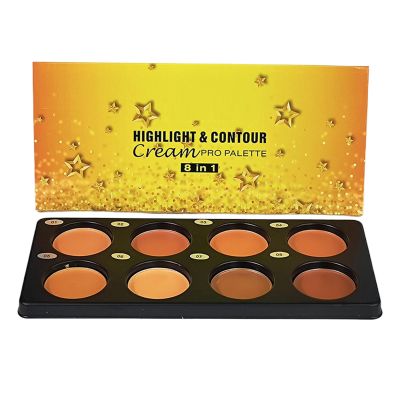 Color Corrector Palette | 8-Shade Full Coverage Waterproof Face Makeup | Color Correcting Concealer Palette,for Home Dorm Travel Hotel Apartment School