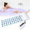 levigationlu Bubble Bath Mat Tub Spa Massager, Portable Spa Bubble Bath Massager with Non-Slip Suction Cup, 7-Color LED Lights, Air Pump, Pillow and Remote for Relaxation 4417in view 1