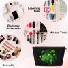YSBYEIU St. Patrick's Day Clover Bag for Women Men Lightweight Cosmetic Travel Toiletry Bag With Zipper for Travel, Work, Gym view 3