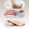 2-in-1 Foldable Foot File with Toe Gap Cleaner, Portable Silicone Exfoliating Brush Set, 2026 New Foldable Foot File (Beige+Purple) view 3
