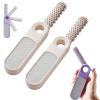 2-in-1 Foldable Foot File with Toe Gap Cleaner, Portable Silicone Exfoliating Brush Set, 2026 New Foldable Foot File (Beige*2) view 1