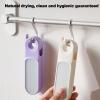 2-in-1 Foldable Foot File with Toe Gap Cleaner, Portable Silicone Exfoliating Brush Set, 2026 New Foldable Foot File (Beige*2) view 4
