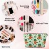 Rmqsyhfz St. Patrick's Day Bags for Women Men Irish Shamrock Cosmetic Bag with Zipper Makeup Bags Travel Toiletry Bag view 3