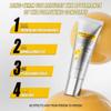 2026 Enhanced Formula Eye Lifting Cream With BrushRetinol&Caffeine & Niacinamide|Easy-To-Apply temporary eye tightener| Smooth Fine Lines (Yellow*1) view 3