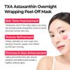 Dr.Melaxin TX Astaxanthin Overnight Wrapping Peel-Off Mask Skin Tone Improving, Hydrating & Firming Overnight Face Mask for Glow & Texture Refinement view 3