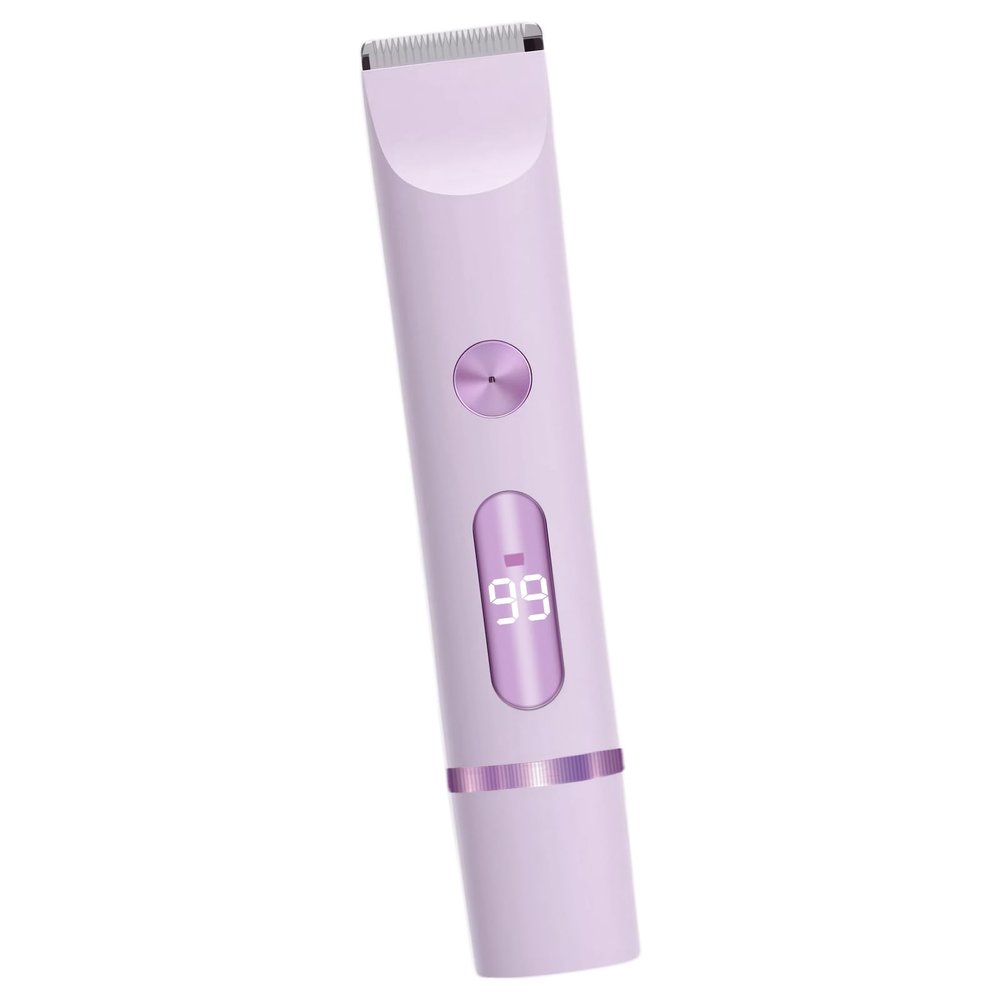 Ladies Electric Shaver for Intimate Areas Design Double Head Trimmer with Skin Protections Travel Friendly Groomer Ceramic Hair Remover