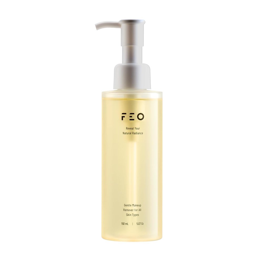 FEO Korean Skincare Cleansing Oil for Face: Gentle Eye Makeup Remover for Sensitive, Acne-Prone Skin - Non-Comedogenic, Hydrating Oil Cleanser