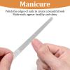 2Pcs Diamond Deb Nail File, Metal Nail Files for Natural Nails with Sharp Pointed Tip, Stainless Steel Professional Double Sided Manicure Pedicure Fingernail Toenails Tools for Women Men Salon Home view 4