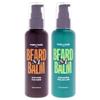 Beard Balm Kit by Men Rock for Men - 2 Pc Kit 3.4oz each -Sicilian Lime, Oak Moss view 1