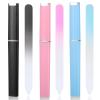 3 Pack Glass Nail Files with Case, Crystal Fingernail File for Women, Double-Sided Glass Files for Natural, Pedicure, Artificial, Fake Nails view 1