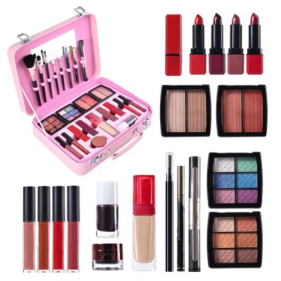 Girls Makeup Kit | Eyeshadow Palette | Waterproof Makeup Starter Kit for Beginners | for Ladies, Mothers, Girlfriends, Stage Performance