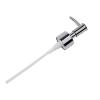 28/400 Thread Lotion Dispenser Pump Head with ABS Plastic and Metal Housing for Bathroom Bottles Gold Silver 1 Piece(Bright silver) view 2