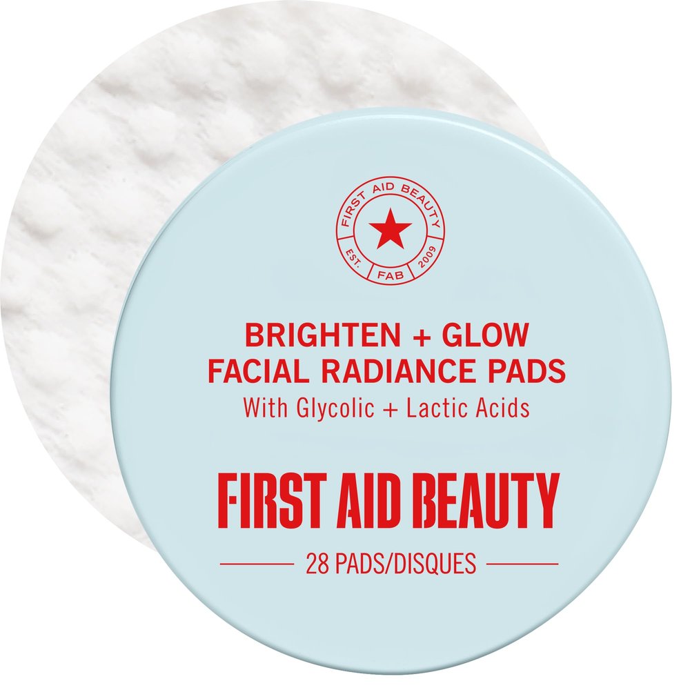 First Aid Beauty Brighten and Glow Facial Radiance Pads, 28 ct