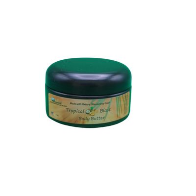 Ooh La La Skin Care LLC Tropical Blast Body Butter 8 oz. Large-Handmade Deeply Hydrating Ultra Moisturizing Organic Cream