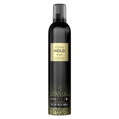 Volumizing Hair Mousse, Extra Hold 24H Touchable Hold and Volume, Pro Lock Tech, 15 oz (Pack of 1)