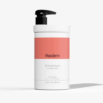 MASDERM - RF Facial Cream 1000 ml, Moisturizing Conductive Cream for Radio Frequency and Microcurrent Devices, Professional and Home Use, Hydrating, Firming, and Smoothing Cream for Face and Neck