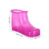 BETOOKY 1 Pair Bathroom Foot Tub: Plastic Shoe Shaped Soaker Basin - Spa Soaking Boots Tub for Home Pedicure Foot Washing Deep Soaking Rosy view 4