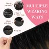 GOO GOO Sew In Hair Extensions Real Human Hair Thick, Add Volume 20In 130g view 4