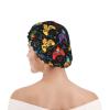 Women's Fast Drying Shower Turban, Video Game Weapon Ccool Gamers Fire Pattern, Ultra Absorbent Microfiber Anti Frizz Cap for Wet Curly Hair Care view 1