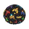 Women's Fast Drying Shower Turban, Video Game Weapon Ccool Gamers Fire Pattern, Ultra Absorbent Microfiber Anti Frizz Cap for Wet Curly Hair Care view 2