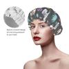 Women's Fast Dry Hair Turban Cap, Cartoon Llama Alpaca Seamless, Ultra Absorbent Anti Frizz Microfiber Shower Towel for Wet Curly Hair view 4
