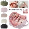 2026 Travel Makeup Bag for Women  180 Lay-Flat Puffy Cosmetic Organizer with 5 Compartments, Water-Resistant & Machine Washable Makeup Case,Puffy Padded Organizer for Toiletries,Ideal Gifts for Her view 2