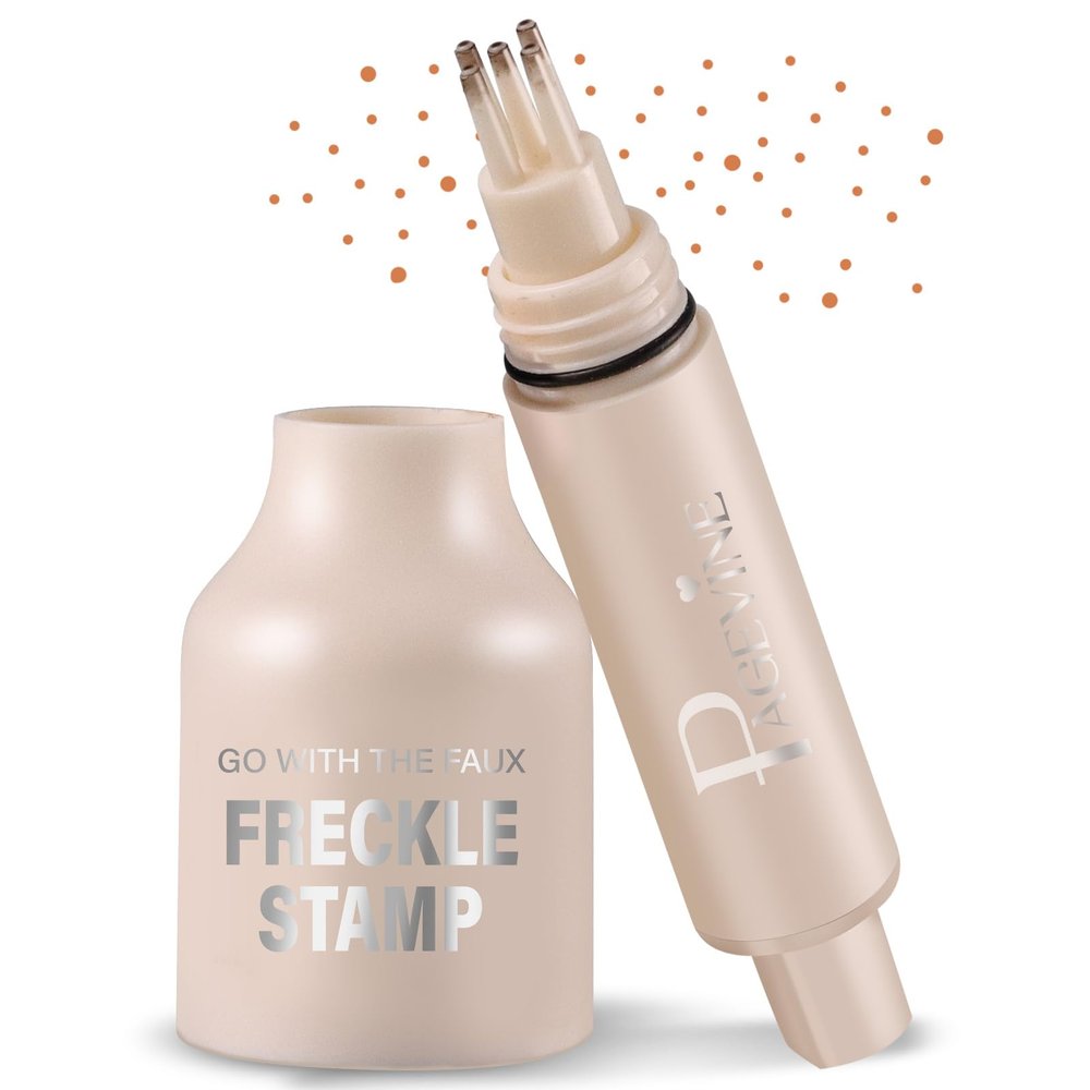 Freckle Stamp  No Makeup Experience Needed, Easily Create Real And Natural Freckles In Seconds, Long-Lasting, Waterproof, All-Day Wear | Gentle Skin-Friendly Formula For Sensitive Skin (2# MEDIUM)