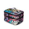 5PCS Cotton Travel Storage Bags for Makeup,zipper Cute and Fancy Makeup Bags,Convenient to Carry Women Toiletry Bag.(Black) view 1