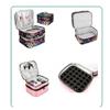 5PCS Cotton Travel Storage Bags for Makeup,zipper Cute and Fancy Makeup Bags,Convenient to Carry Women Toiletry Bag.(Black) view 3