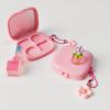 4 Grids Empty Eyeshadow Pallet, Eye Shadow Lipstick Storage Case, DIY Cosmetic Organizer Box With Hole view 4