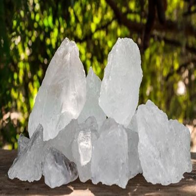 Alum Stone, Fitkari Stone, Phitkari, White Crystak Stones, Fitkari (500gm)