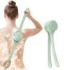 4-in-1 Electric Bath Brush, Shower Brush with Long Handle,2 Speed & Dual Handle,Waterproof Electric Body Brush for Cleaning,Exfoliating,Massaging Skin (Green) view 1