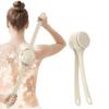 4-in-1 Electric Bath Brush, Shower Brush with Long Handle,2 Speed & Dual Handle,Waterproof Electric Body Brush for Cleaning,Exfoliating,Massaging Skin (Milky White) view 1