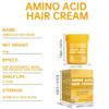 2PCS Amino Acid Hair Cream for Dry Damaged Hair  Revitalize, Soften, Smooth and Moisturize view 2